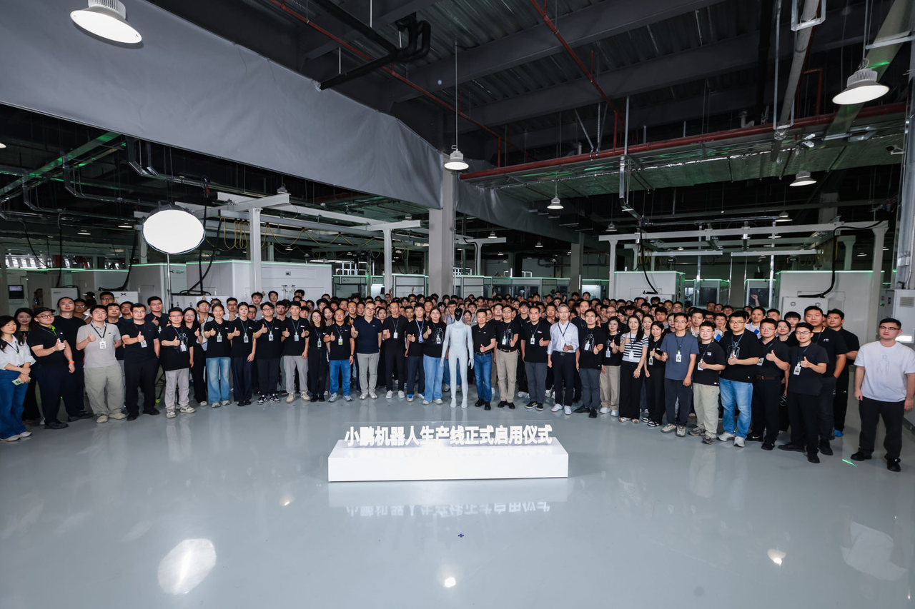 XPeng's humanoid robot IRON walked off the first automated assembly line built for humanoid robots