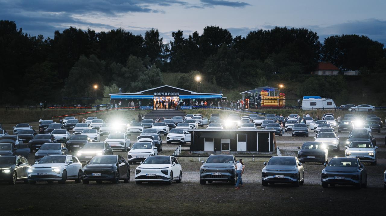 XPENG Denmark: 220 Cars, One Big Movie Night